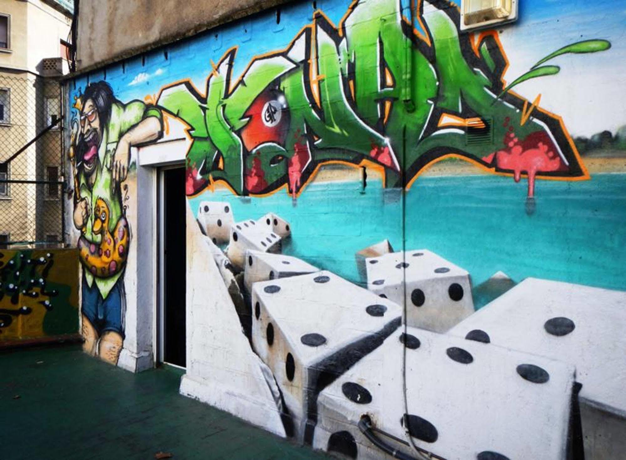Auberge de jeunesse No Limit Graffiti Barcelone